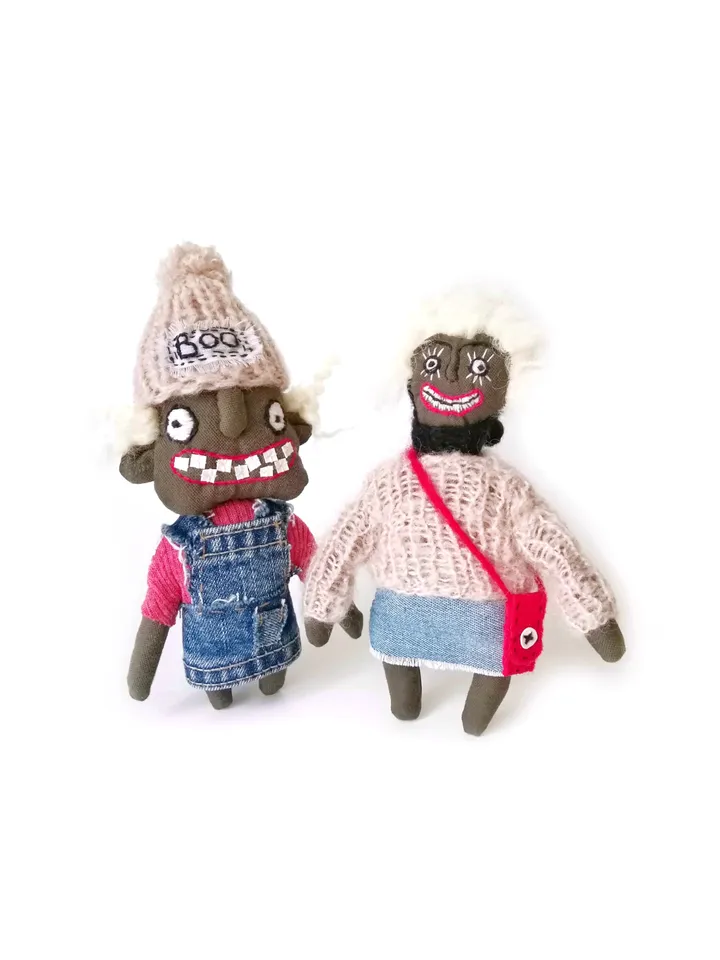 Handmade Creepy Dolls, Weird Fabric Interior Toys, Voodoo Dolls - Unique and Spooky Collectibles, Ugly and One-of-a-Kind. FREE SHIPPING!