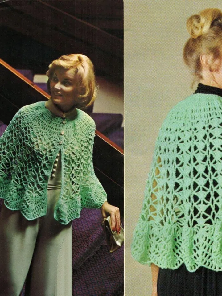 Poncho cover-up crochet pattern women ladies summer cover up lace poncho pattern pdf