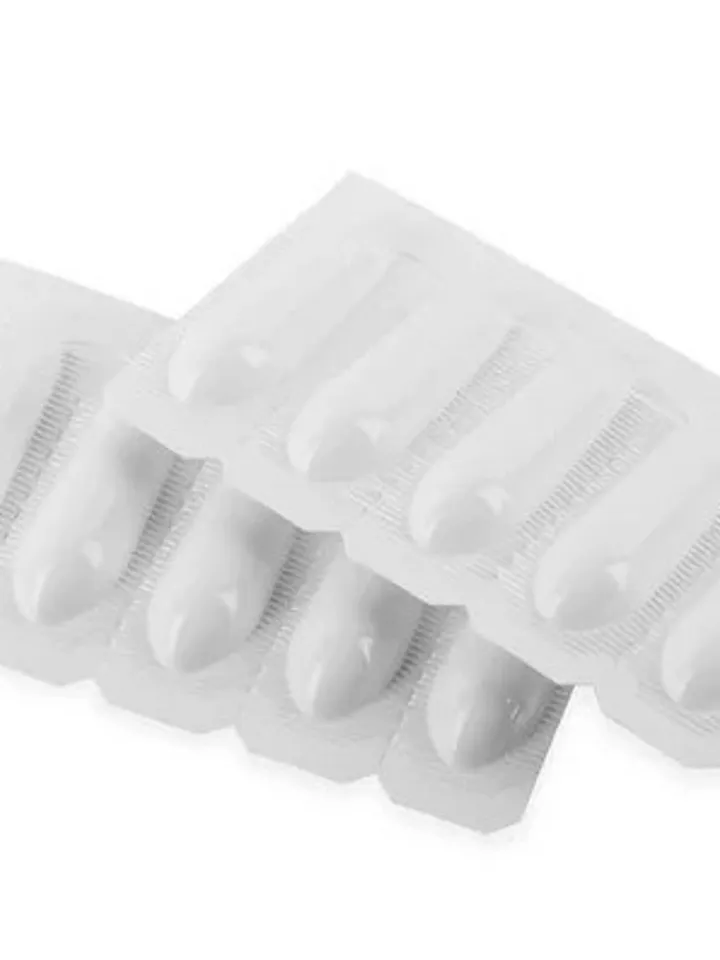 Candles with beaver jet, 10 pcs