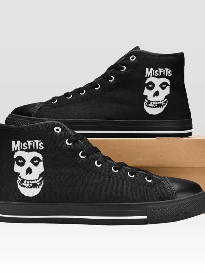 Misfits Shoes, High-Top Sneakers, Handmade Footwear