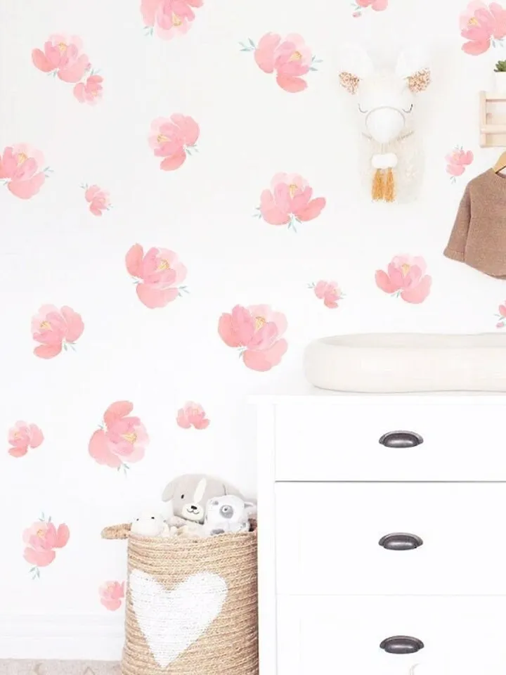 Watercolor Flowers Decal - Wild Flowers Sticker h113