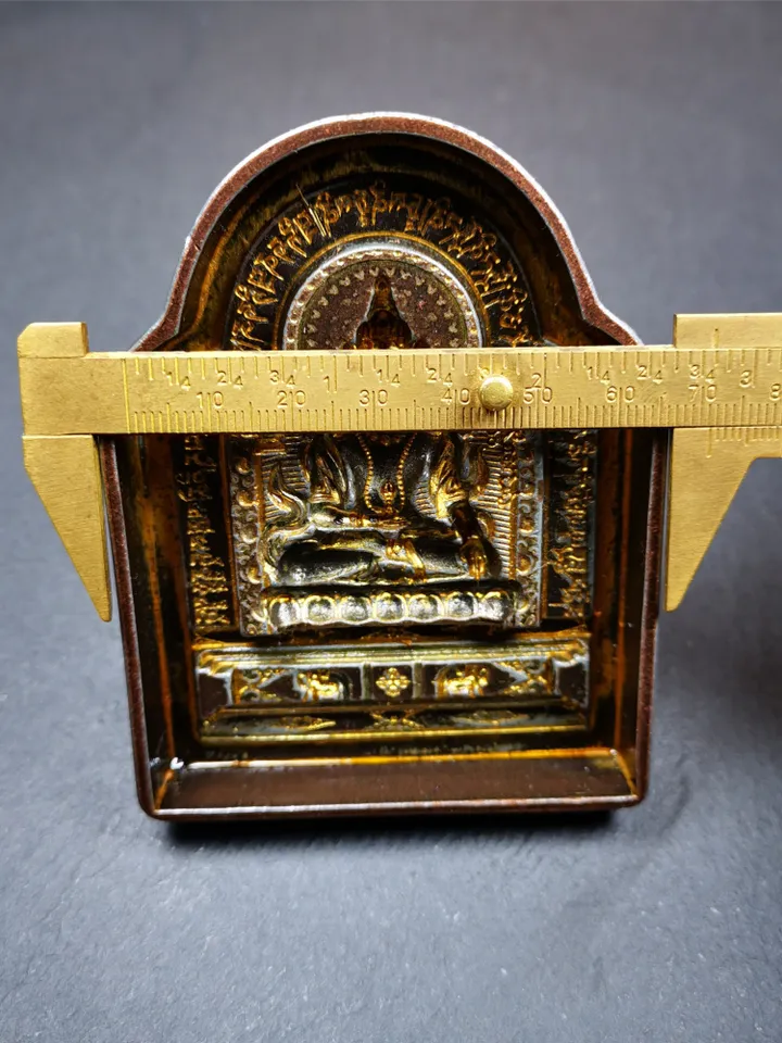 Gandhanra Handmade Tibetan Buddha Statue Mold,Akshobhya Tsa Tsa,Copper Mould For Making Clay Buddha Statue,Tsha Tsha
