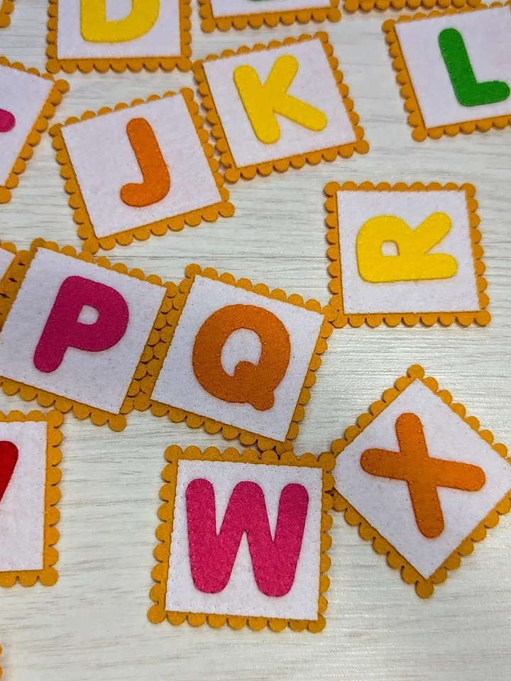 ABC Letter Felt Alphabet ABC Kids, Educational toys made of felt