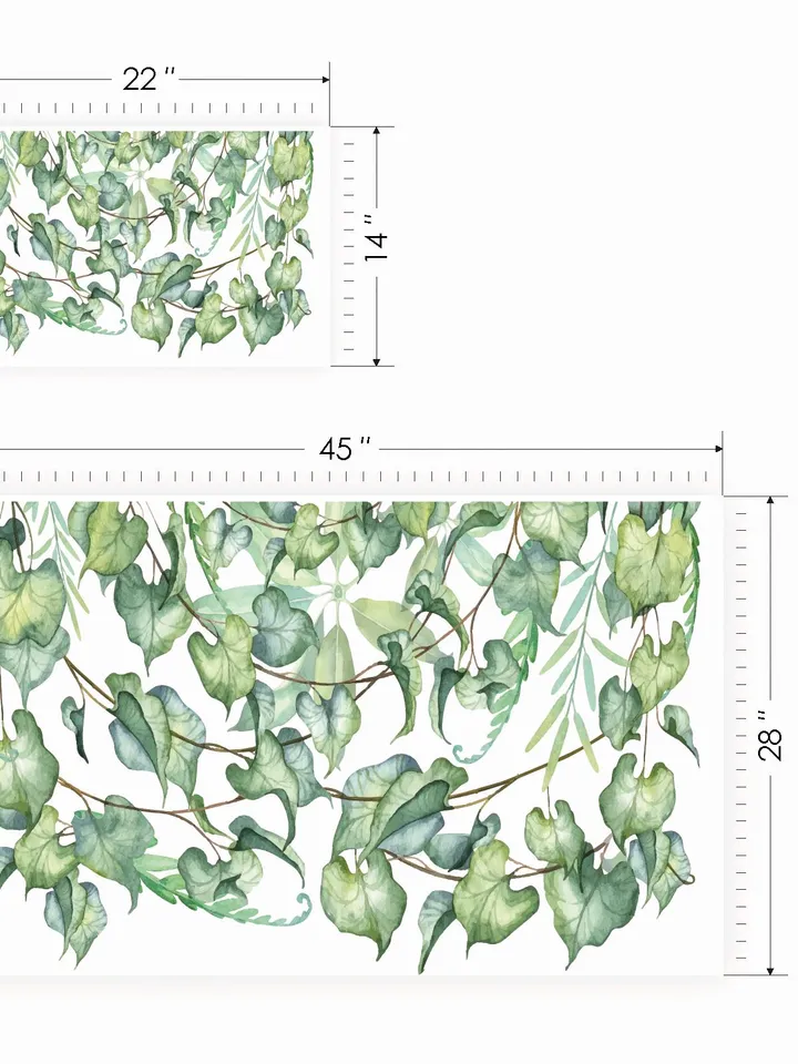 Hanging Greenery Wall Decal Stickers Vines Decor Peel and stick el92