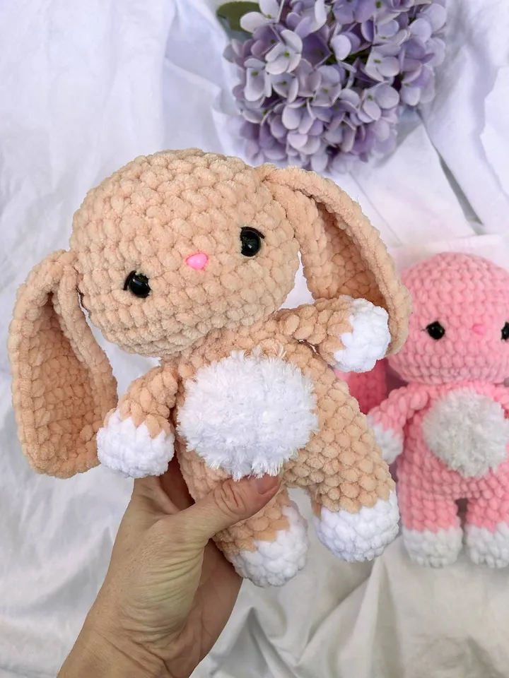 Crochet bunny pattern Amigurumi rabbit pattern Crochet Easter bunny plushie tutorial
