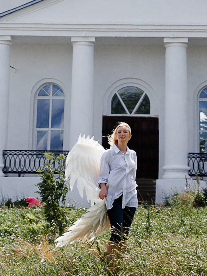 Bride Wings costume, Wedding Angel Wings, Cosplay Wings, Maternity Pregnancy photoshoot, dancing wings