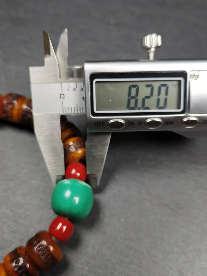 Gandhanra Handmade Tibetan Yak Bone Wrist Mala + Turquoise Bead Bracelet, Hand-carved Amulet Bracelet,for Meditation and Prayer