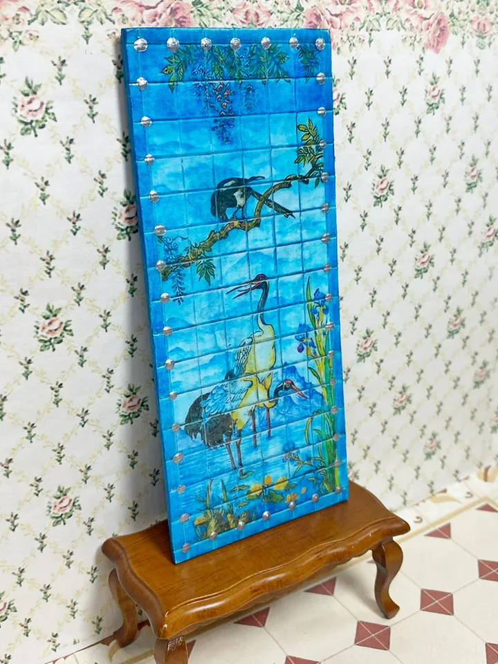 Tutorial. Panel for a doll's house. 1:12.1:6