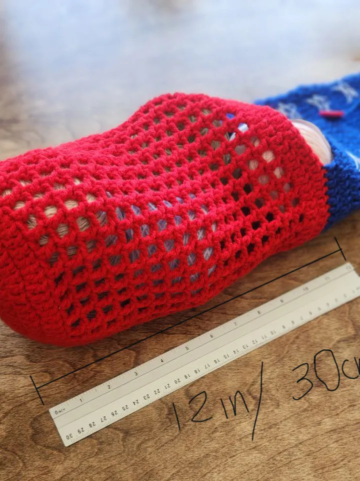 Patriotic Stars & Stripes Crochet Grocery Bag & Craft Organizer Pattern