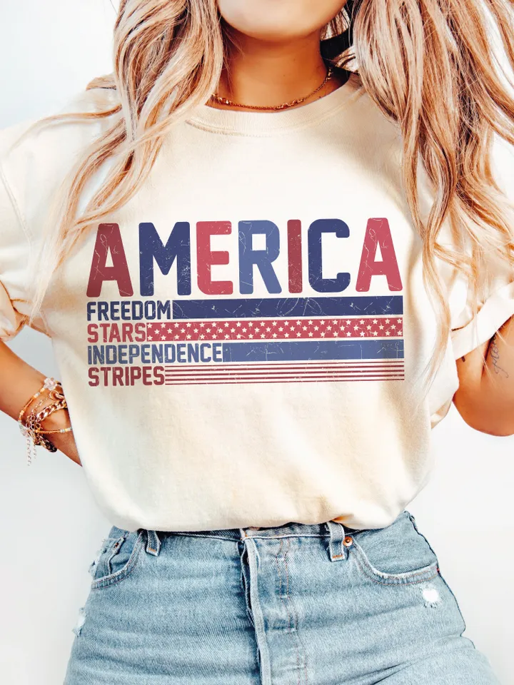 Retro America Png Svg, USA Png, Retro png, American Patriotic Png, Fourth of July Shirt, 4th Of July Sublimation PNG, Patriotic USA Png