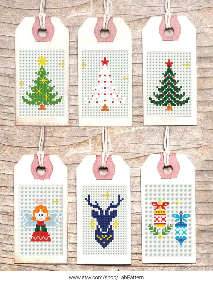 Christmas Advent Calendar New Year decor Holiday cross stitch pattern, counted, chart, gift DIY, embroidery, instant PDF
