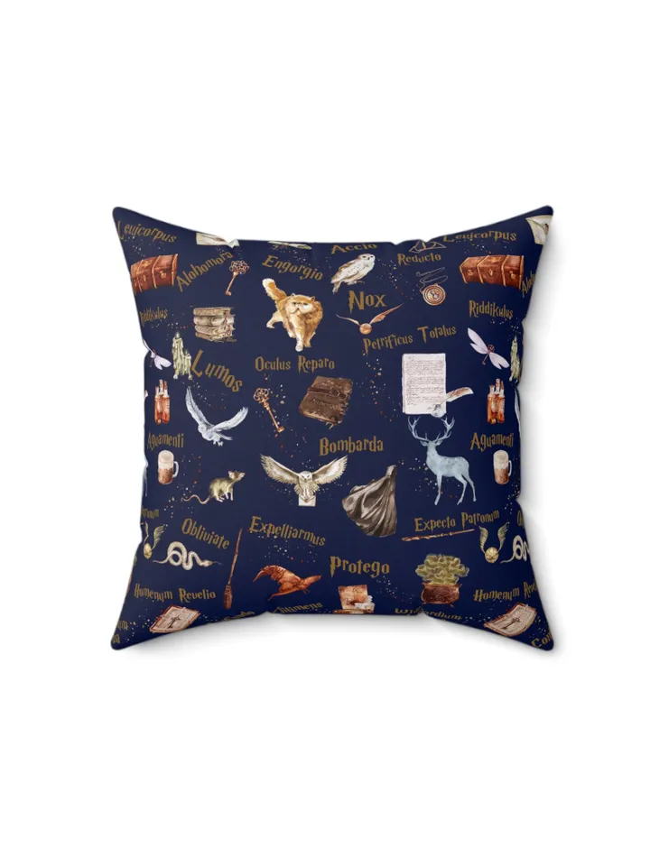 Wizarding World Baby Pillow; Magic School Pillow Owl Key Magic World Custom Wizard Pillow Gift for Baby Magic School Pillow WBB12