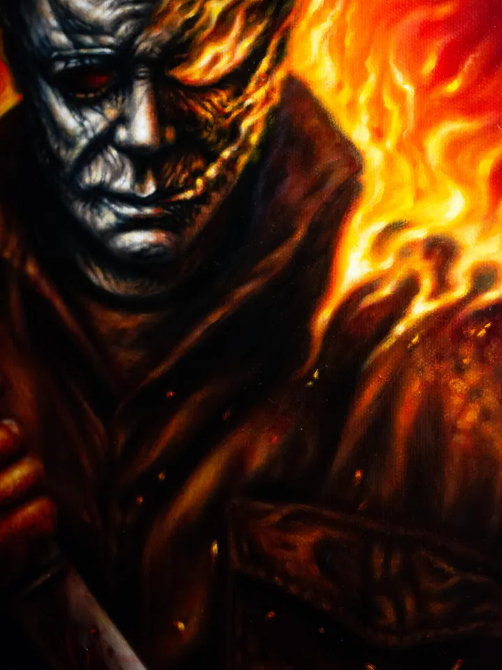 Michael Myers Original oil painting