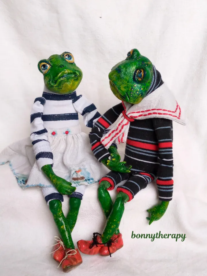 Frog doll 8.2 inches, toad doll for the mood