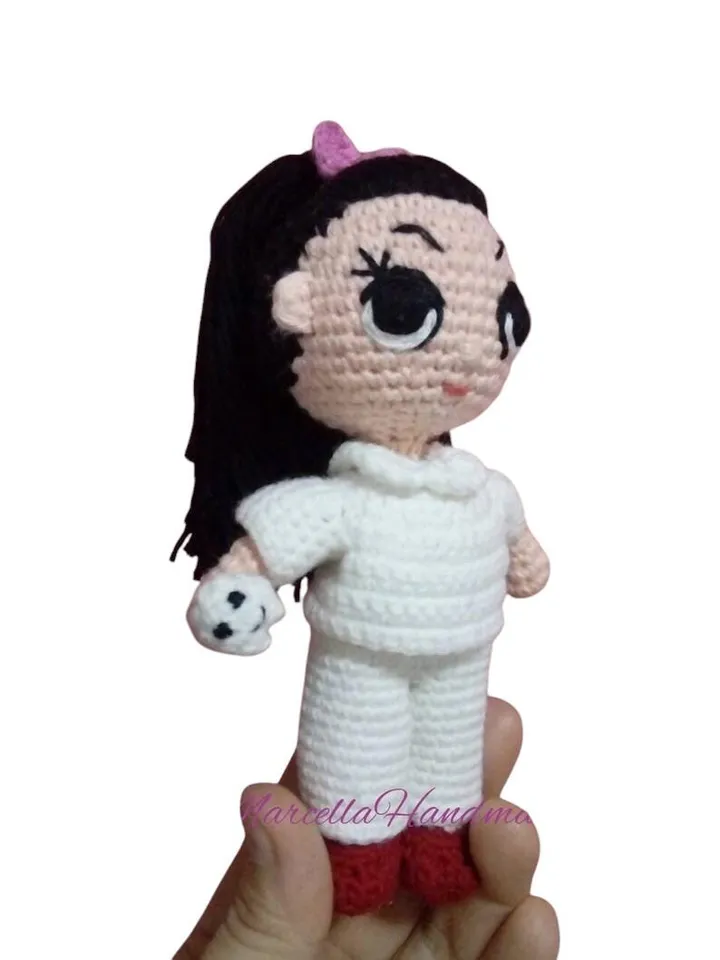 Mini Dentist Amigurumi โ 15 cm Crochet Professional Doll โ Handmade Tooth Plush โ Dentist Gift โ Odontology Decor โ Embroidered Eyes