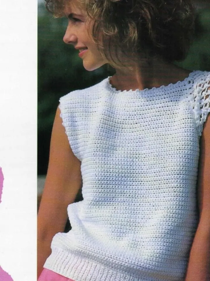Top crochet pattern, summer top crochet, top crochet pdf