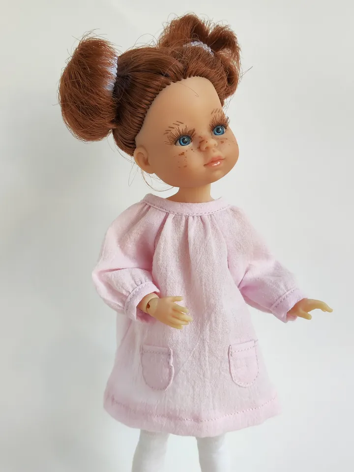 PDF sewing pattern for mini Paola Reina dolls.