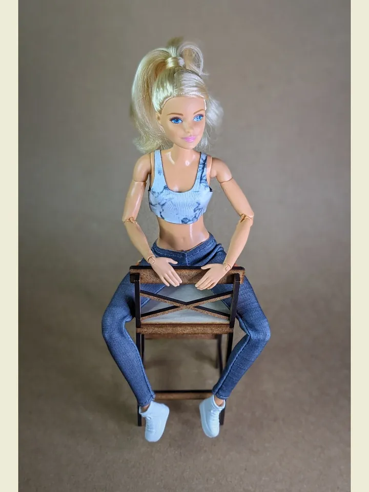Gray top & leggins for 1/6 scale fashion female dolls