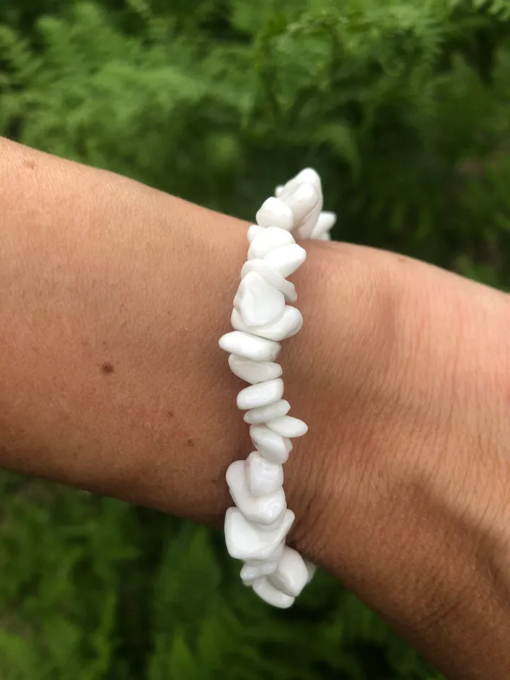 Genuine Jade Bracelet | White Gemstone Bracelet | Handmade Braclet Women | Bali Jewerly | Natural Stone Accesoiries | Handmade Jewerly Bali