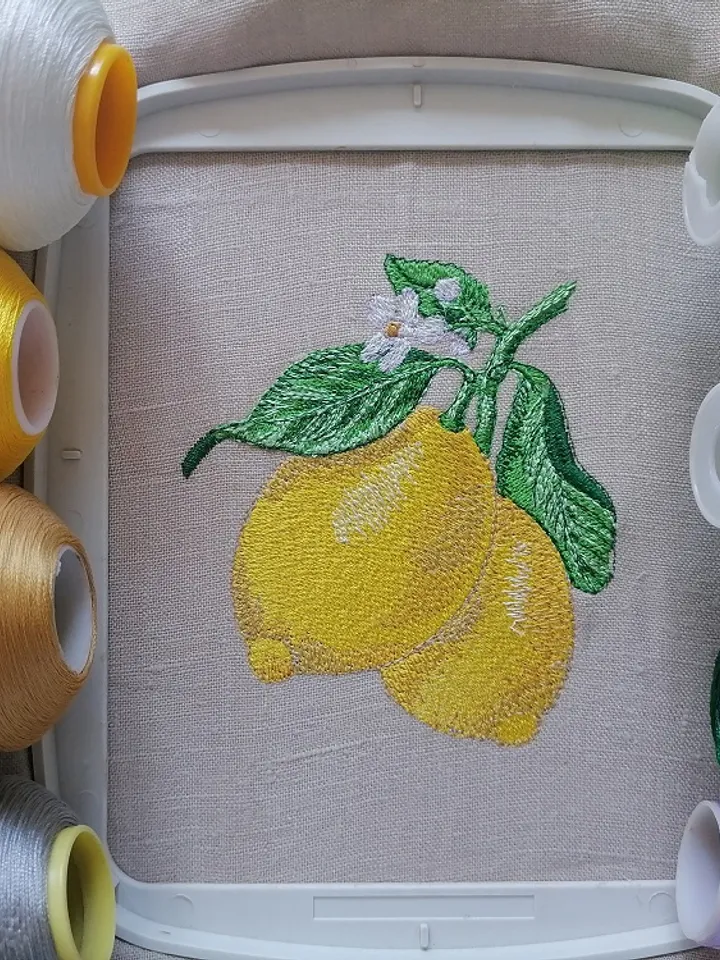 Lemon1 4x5 DIGITAL Embroidery Design