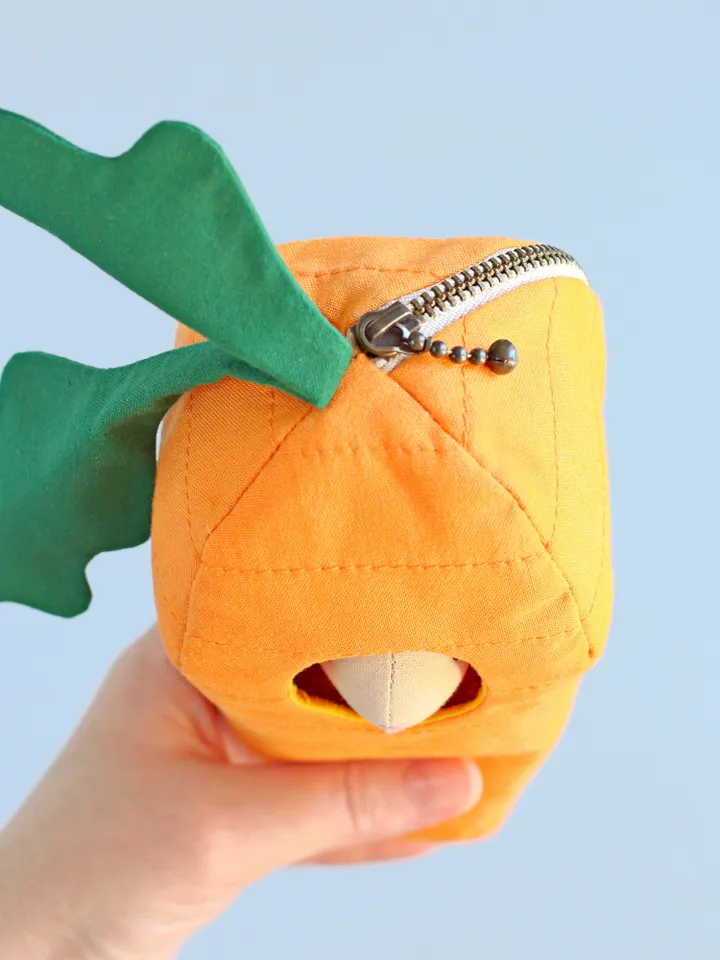 2 PDF Mini Bunny in Dress and Carrot Pouch Sewing Patterns