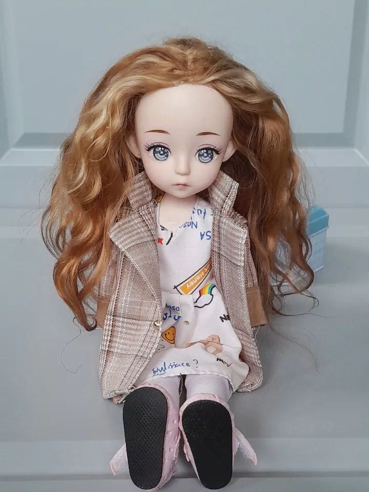 Handmade OOAK BJD Doll, 12.2 Inches
