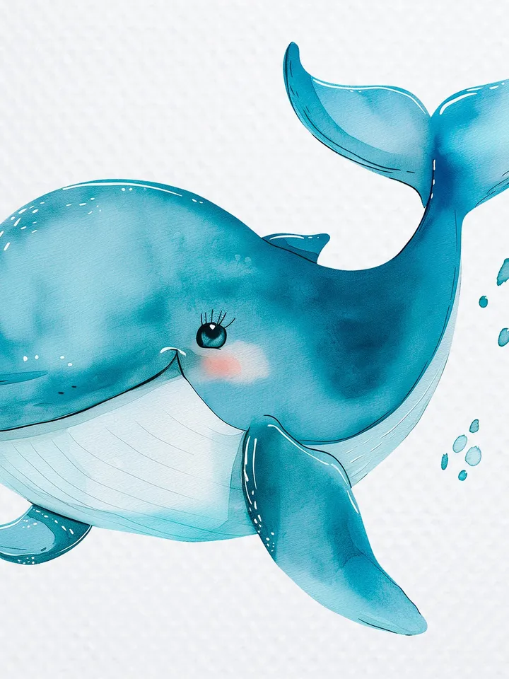 14 Cartoon Whale PNG Clipart, Whale Illustration, Printable Watercolor  Cartoon Whale png for sublimation, Whale  Paper craft, junk journal