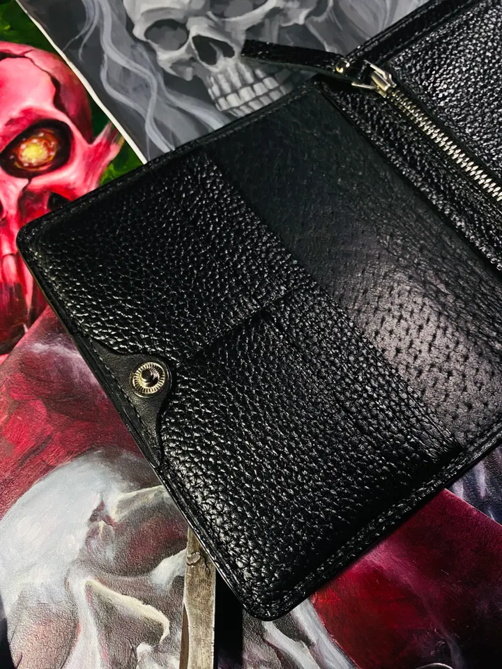 Wallet Genuine brown leather Pennywise The dancing clown original handmade