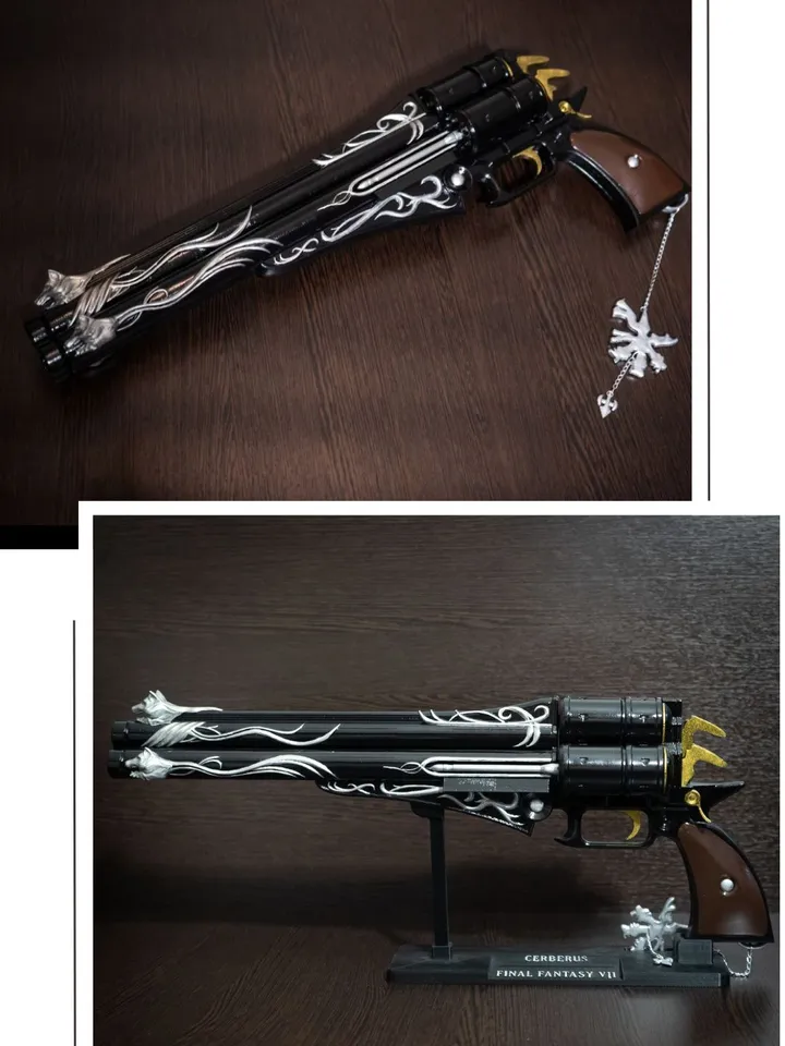 Cerberus - A Stunning Triple-Barreled Revolver for Cosplay and Collectors