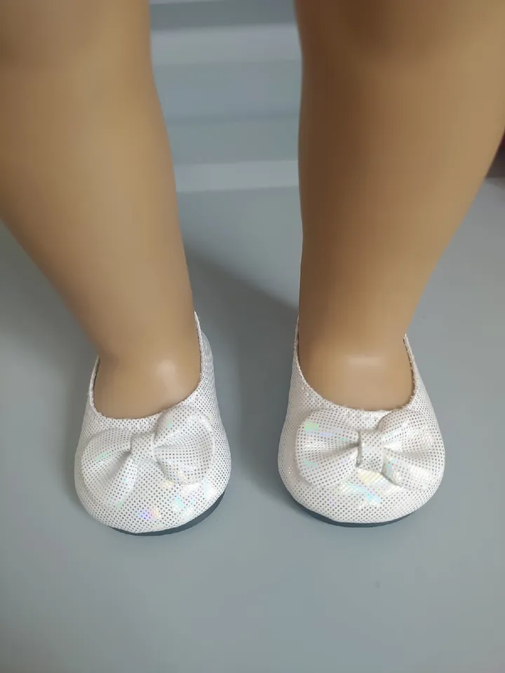 Handmade American girl doll clothes - dress for 18 inch doll – doll shoes and accessories – gift from grandmother