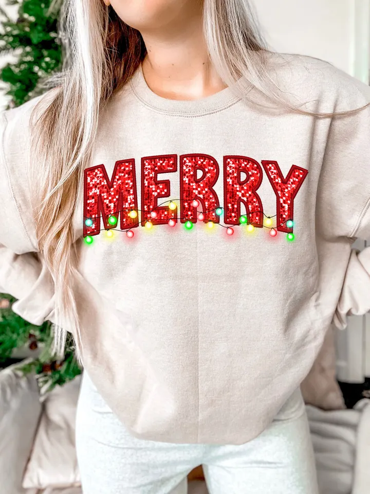 Merry Christmas embroidery  Png, Merry Varsity, Faux Glitter Stars Sublimation Christmas Shirt Design, Digital Download | Christmas png