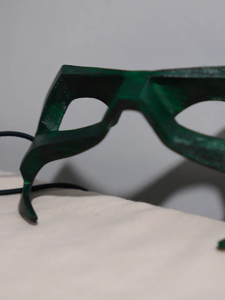 ROBIN 7 Green Mask from Batman Robin 7 Batman mask