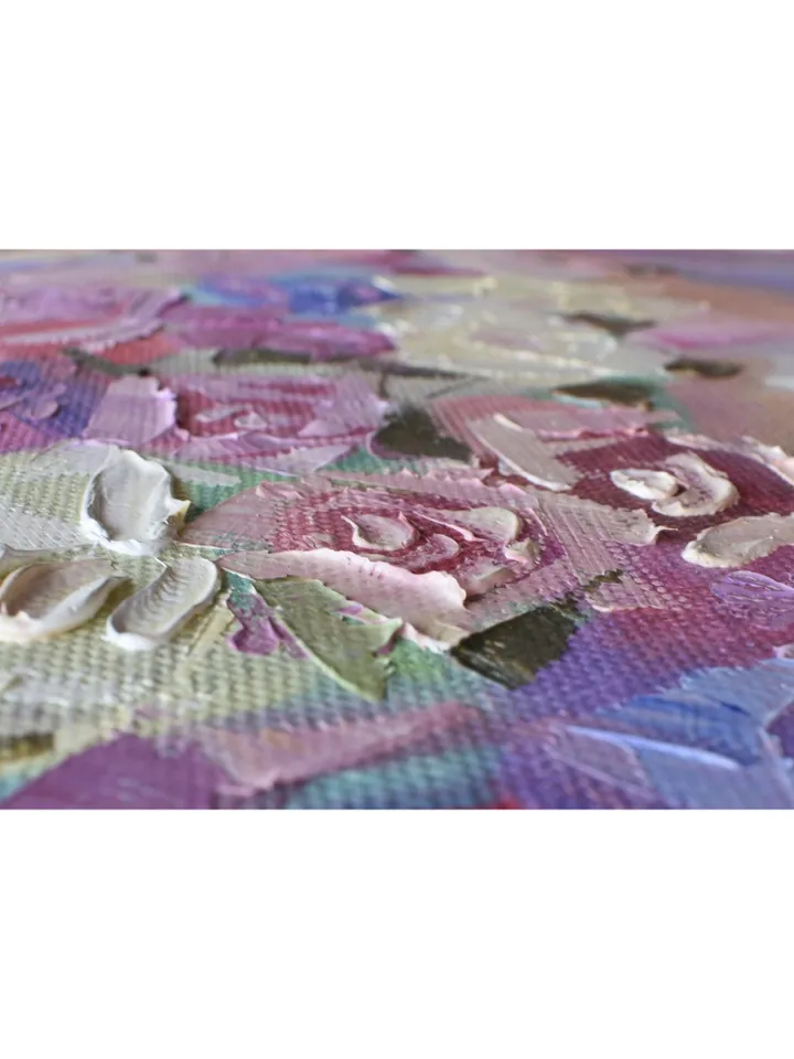 Rose painting Flower Original Art Floral Artwork oil painting on canvas Rose oil painting Roses artwork canvas painting