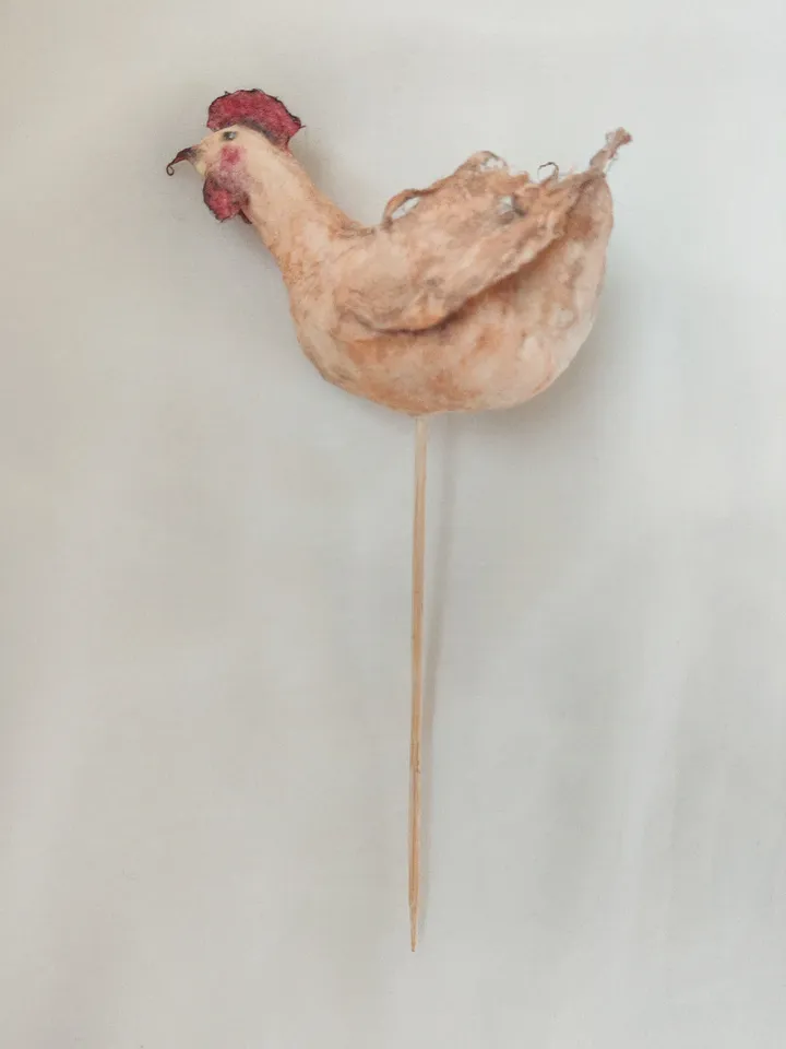 Easter decor chicken Topper
