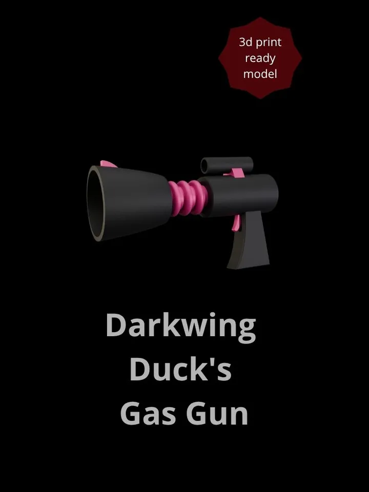 Darkwing Duck's Gas Gun - 3d model