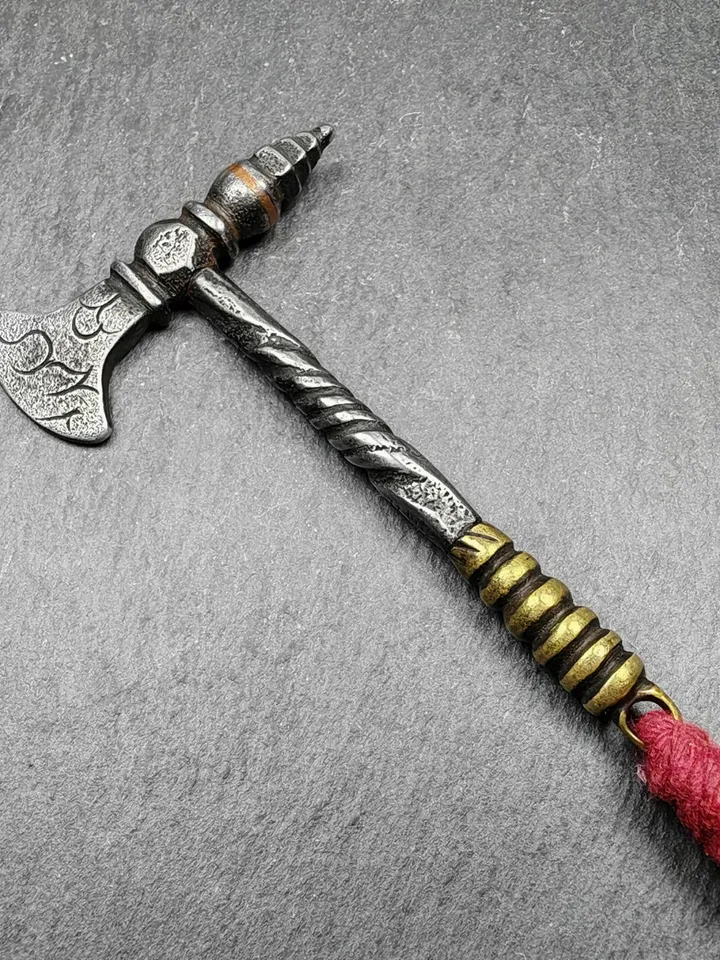 Gandhanra Handmade Antique Tibetan Kartika and Ax of the Dakinis | Trantic Buddhism Ritual Implement for Dharma Practitioners