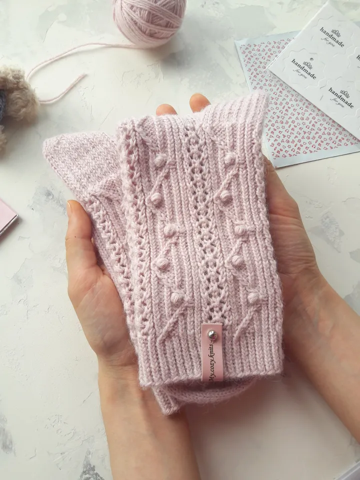 Hand knitted socks for women. Alpaca socks. Gift for her.