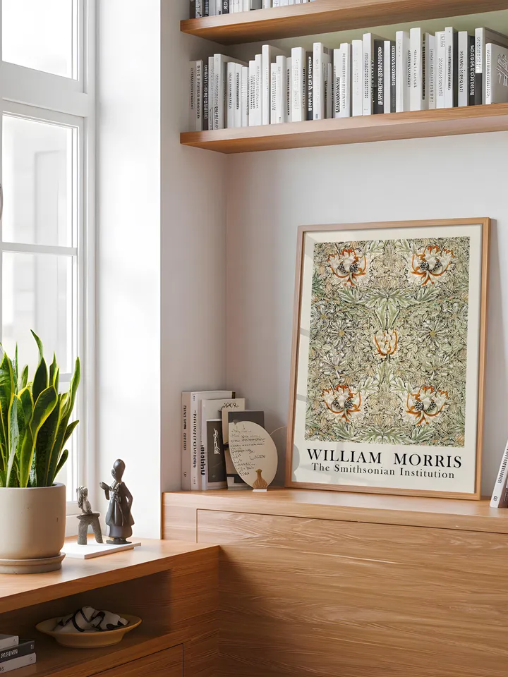 William Morris Wall Art, Vintage Botanical Print, Floral Poster Arts Decor, Digital Download, William Morris Print Digital Download 009