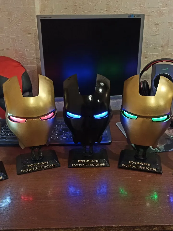 Iron Man Night Lamp,  Iron Man FacePlate Lamp