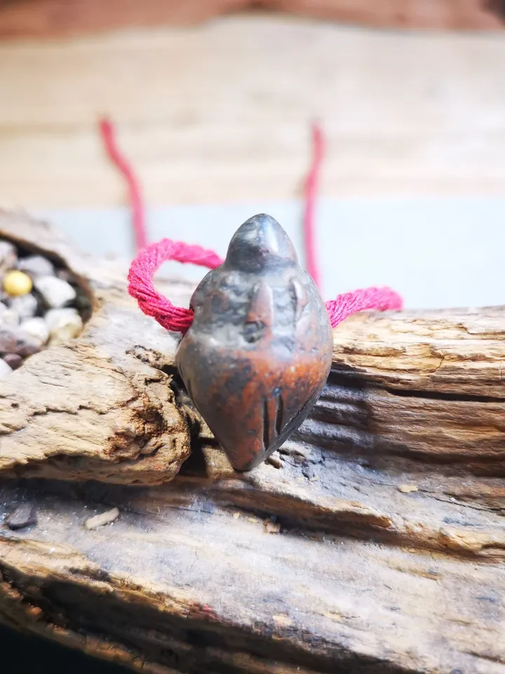 Gandhanra Old Tibetan Niang La Tsa Tsa Statue Amulet , Small Stupa,Pagoda Pendant,50 Years Old