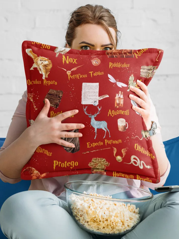 Wizarding World Baby Pillow; Magic School Pillow Owl Key Magic World Custom Wizard Pillow Gift for Baby Magic School Pillow WBB12