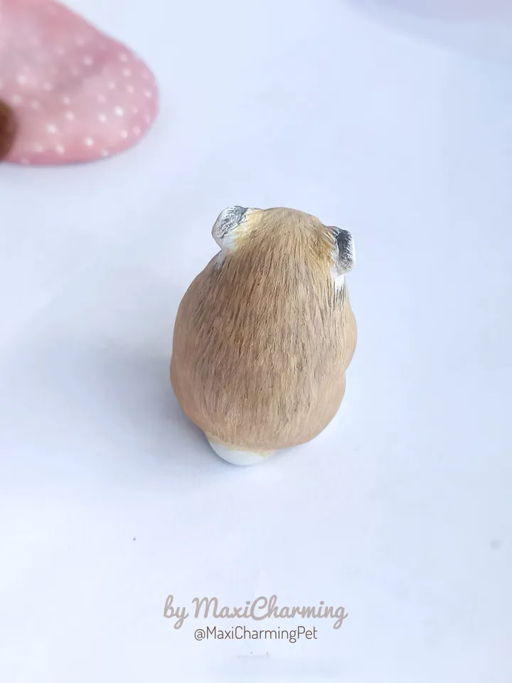 Custom hamster sculpture