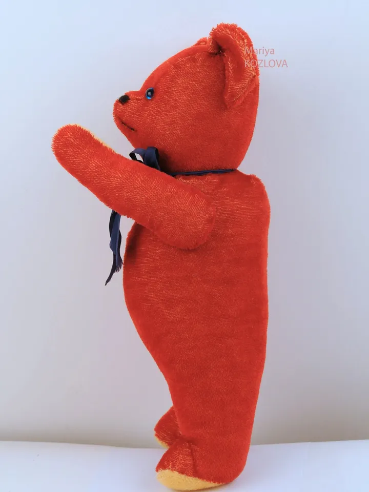PDF Sewing Antique Style Circus Teddy Bear E-Pattern 18 inch (45cm) Artist design/ do it yourself/ mohair bear pattern
