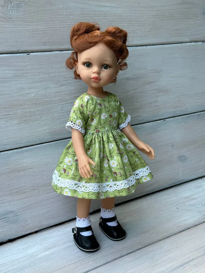 Chamomile Dress pattern for Paola Reina dolls.
