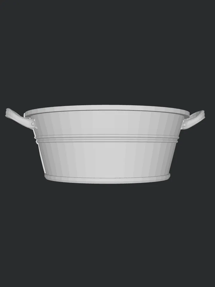 3D MODEL Miniature basin model ready to print