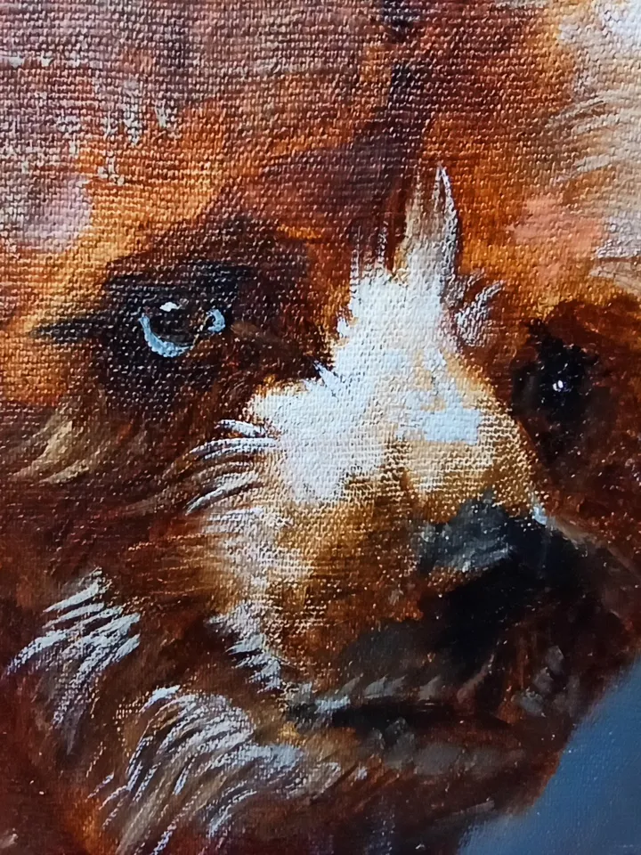 The Smiling Bear's Erysipelas. Oil, panel, 30x30cm 🐻