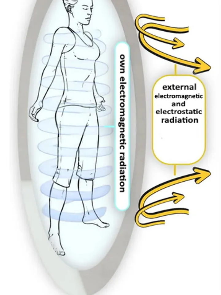 SCENAR Healing Blanket Standard, OLM/ULM Healing therapeutic, 220 x 160 cm
