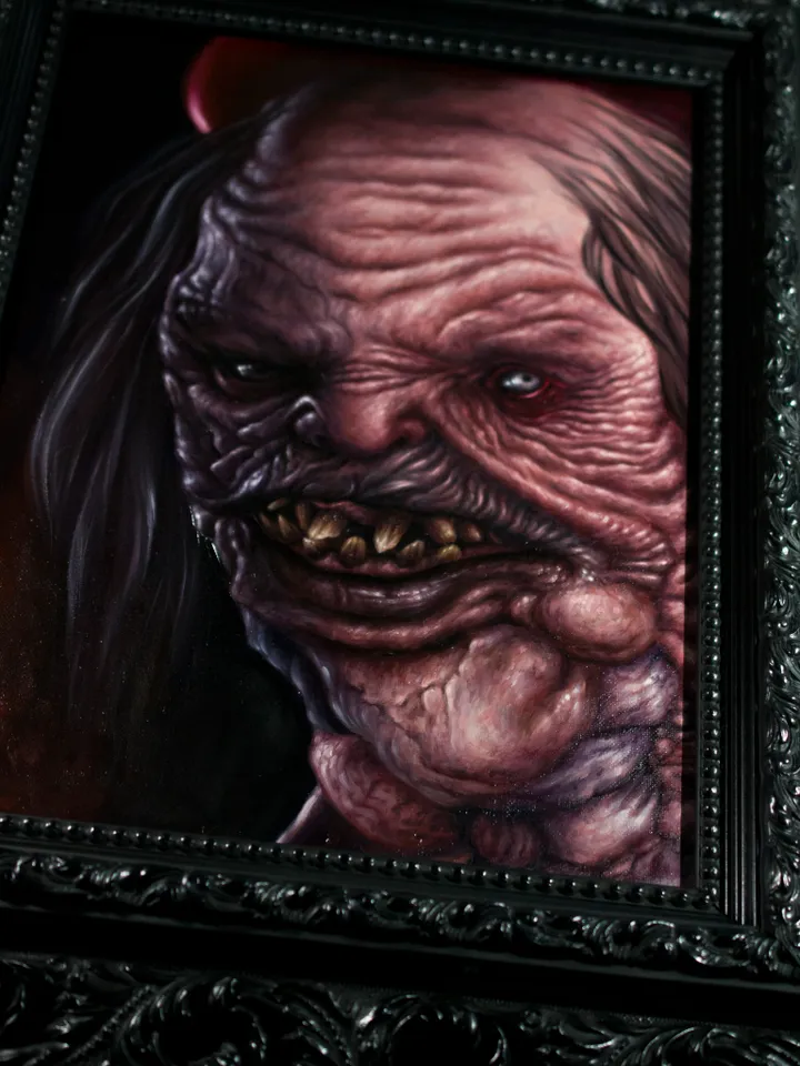 Oil painting Resident Evil Salvatore Moreau