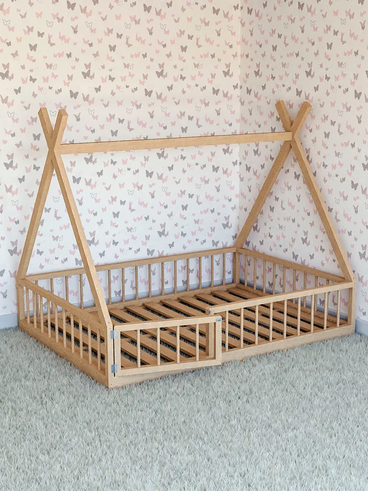 Montessori Floor Bed Plan, Queen Size, PDF, DIY
