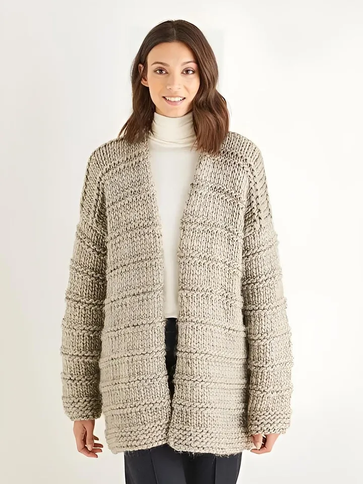 Cardigan knitting pattern, long cardigan, easy pattern cardigan pdf instant download
